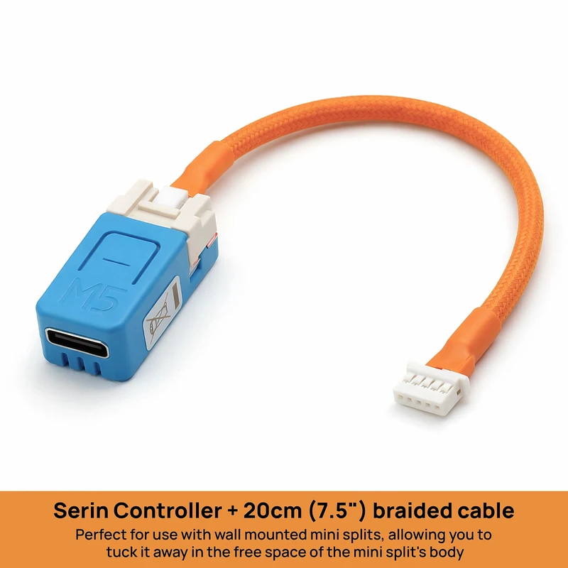 The pre-assembled Serin Controller with its CN105 cable attached
