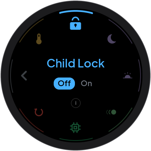 Child Lock options