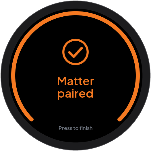 Matter pairing complete