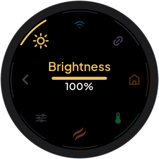 Settings — Brightness