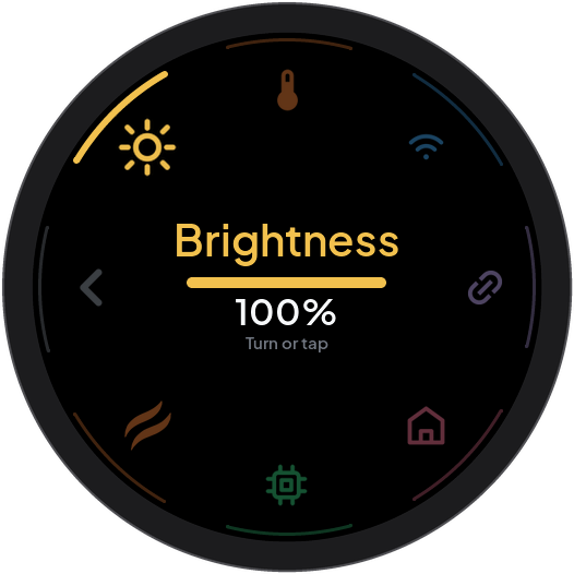 Settings — Brightness