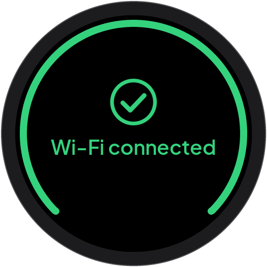 Wi-Fi connected