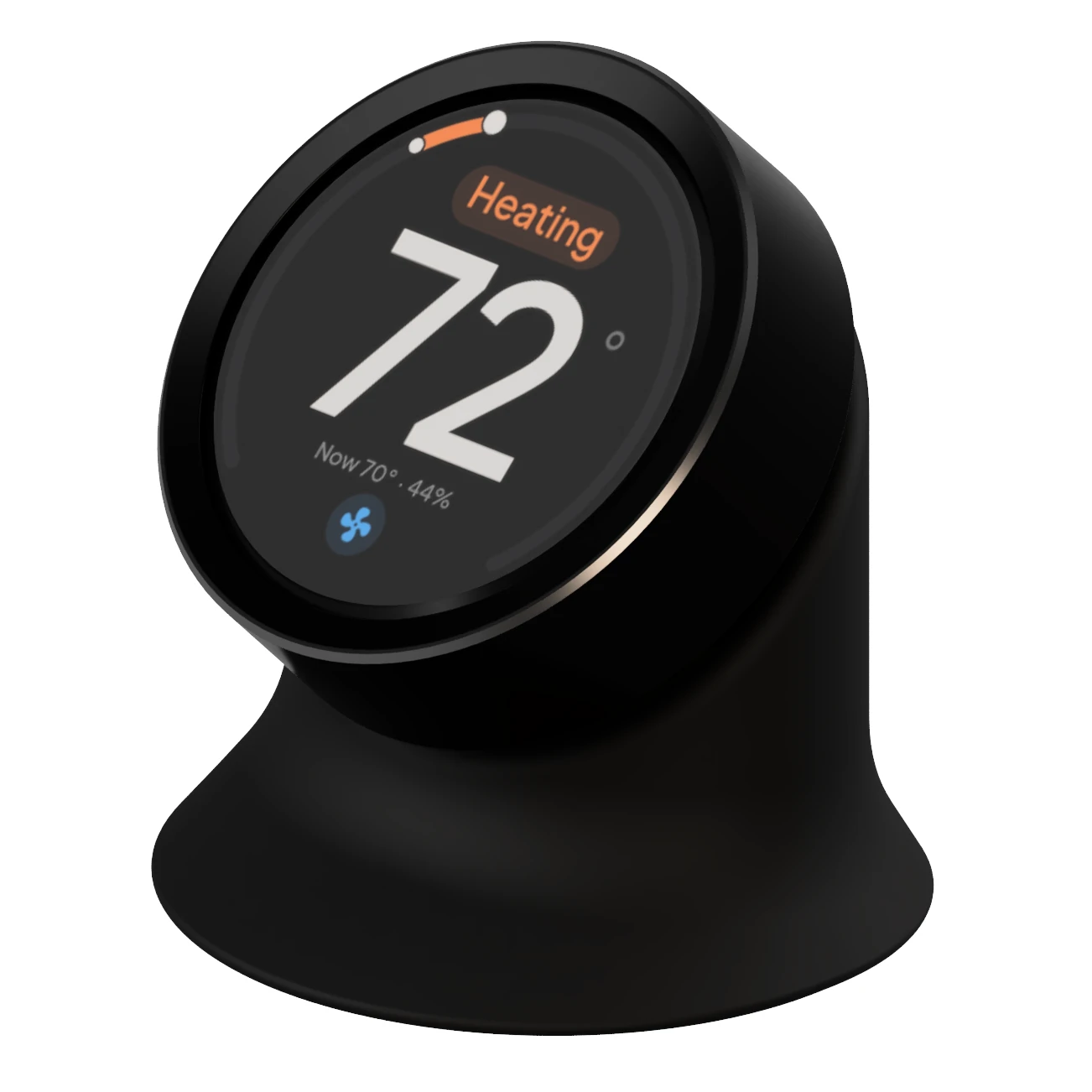 A render of the Serin Link with the body in black, so the body and the dial match